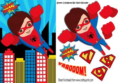 Super Hero! Up Up and Away, Flying in the City