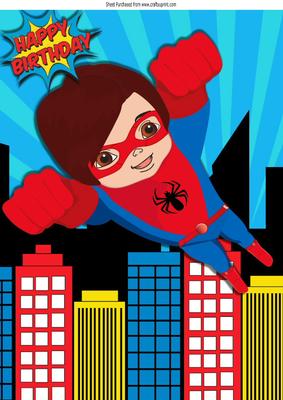 Super Hero! Up Up and Away, Flying in the City A4