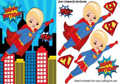 Super Girl! Up Up and Away, Flying in the City