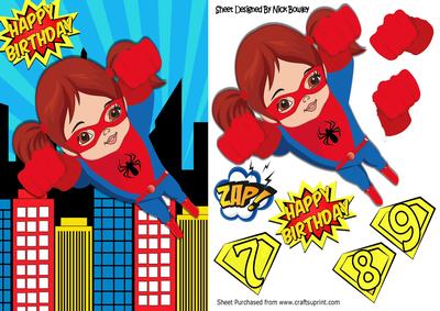 Flying High! Super Spider Girl in the City
