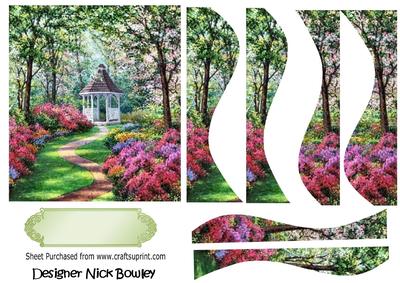 A Walk in a Garden of Flowers Wavy Side Stackers
