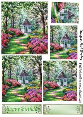 A Walk in a Garden of Flowers Pyramids