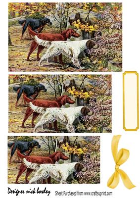 Hunting Dogs in the Countryside Pyramids