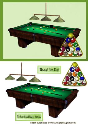 A Game of Snooker!