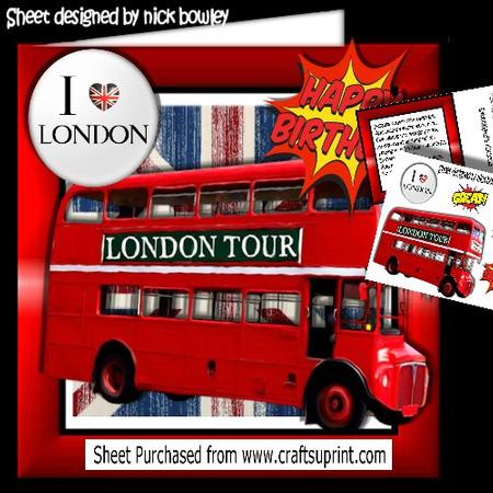 The Red London Tour Bus 8x8 Mini Kit