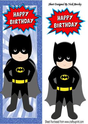 Batman in His Cape, Tall Dl