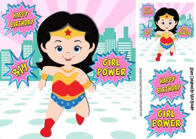 Girl Power! Wonder Girl, Bam Take That! 8x8