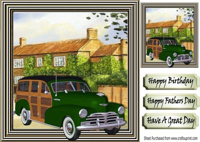 Lovely Cottages with 1948 Green Woody 8x8