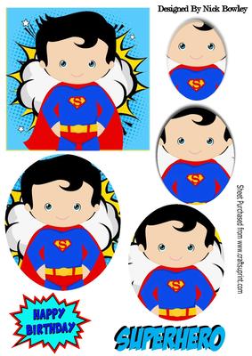 Superman Super Hero, Oval Pyramids