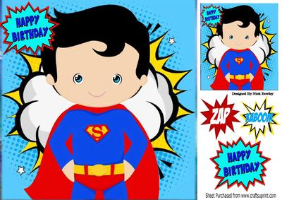 Superman Super Hero, 8x8