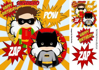 Batman & Robin the Dynamic Duo Gold 8x8