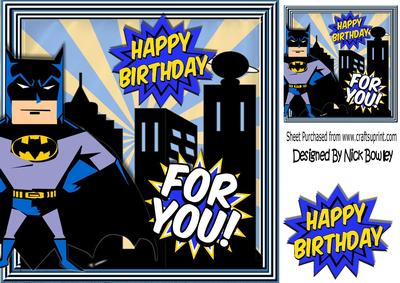 For You! Your Super Hero Batman 8x8