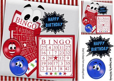 Toony Bingo Board 8x8