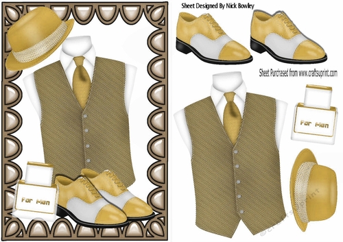 Very Dashing! Mens Gold Accessories