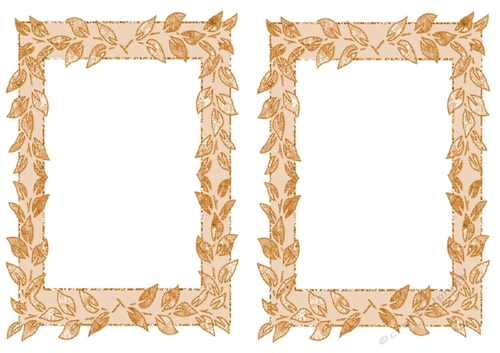Lovely Card fronts /toppers  in brown  leaf design