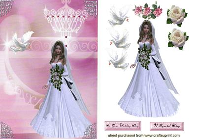 Beautiful Bride on Her Wedding Day by the Staircase
