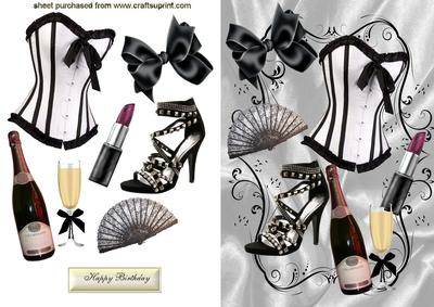 Gorgeous Ladies Black/white Accessories