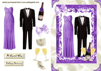Gorgeous Evening Dress & Tux with Accessories