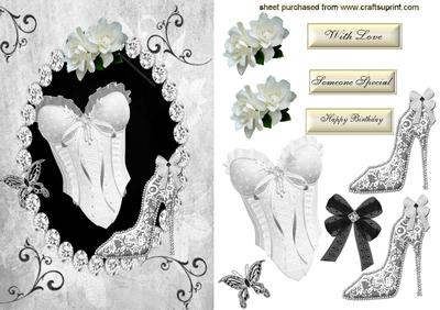 Gorgeous Sparkly White Ladies Accessories