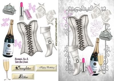 Party Time! Gorgeous White/diamond Accessories