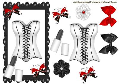 Red Black & White Ladies Accessories