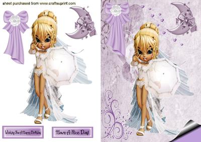 Pretty Little Girl with Parosol