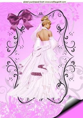 Lady in Pink! A4 Topper