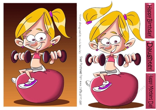 Getting fit for the new year (pink)