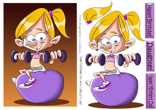 Getting fit for the new year (purple)