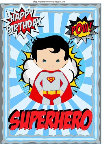 Super boy silver hero to save our day with captions A4