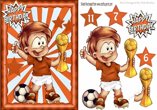 Im The champion footballer in orange A5