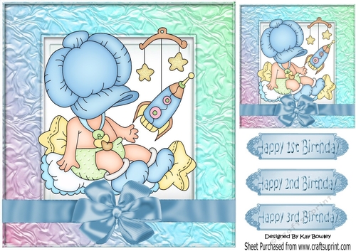 cute little bonnet boy 8x8