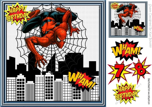 Spider Web  Hero in the city 8x8