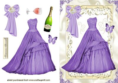 Beautiful Lilac Evening Dress