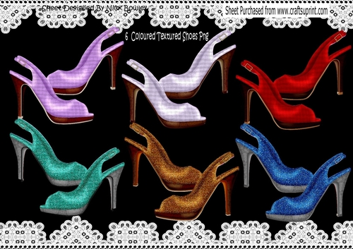 6 Lovely Textured Shoes png