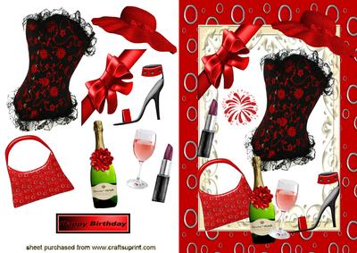 After Midnight! Red/black Lace