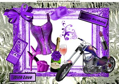 Purple Passion! A4 Topper