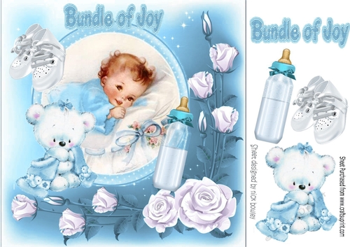 lots of cuddles bundle of joy cute baby boy 8x8