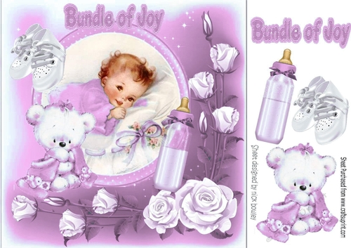 lots of cuddles bundle of joy cute baby girl 8x8