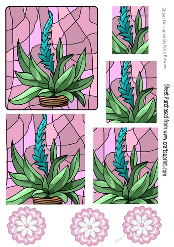 pretty artwork of a plant with flowers pyramids