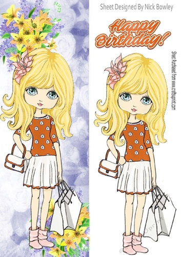 trendy girl in orange loves to shop with her favourite hand bag tall DL
