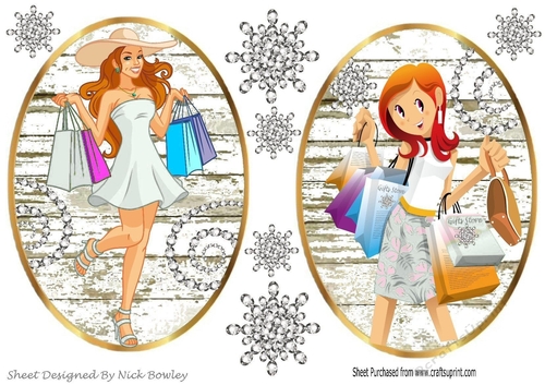 Diamonds are a Girls best friend! Shopping girls toppers (white)