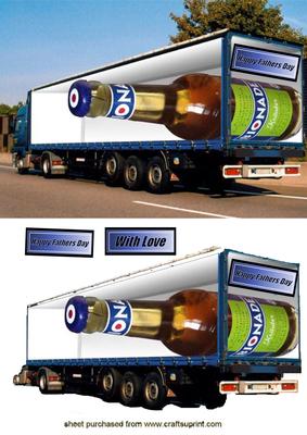 Truck! with Optical Illusion!
