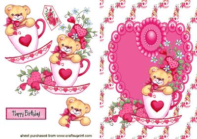 Cute Little Teddy in a Teacup!