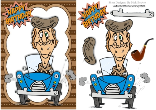 Driving in my blue car with a pipe A5