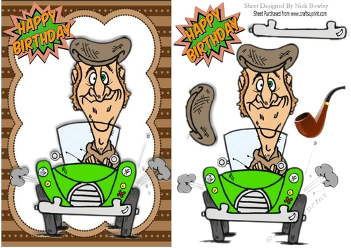 Driving in my green car with a pipe A5