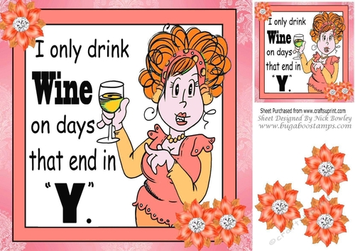 Time To Party! Time to have some fun! lady in peach 8x8