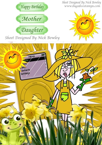 Nothing like a spot of gardening with my mp3 player & daffs 8x8 (yellow