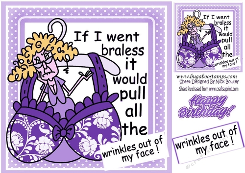 Stella has a fancy purple bra to show off, but has concerns 8x8