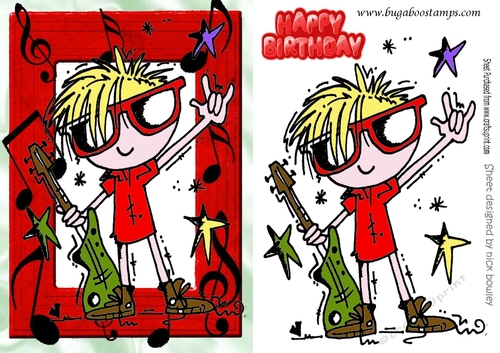 Rock star (red)